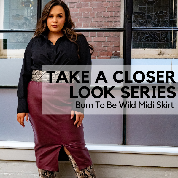 Take A Closer Look Series - Born To Be Wild Midi Skirt