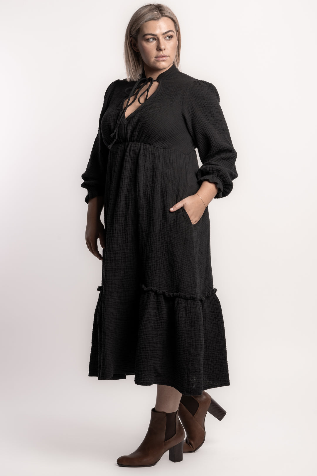 Sisters Of The Moon Maxi - Black - STOCK AVAILABLE - SIZE S (14/16)