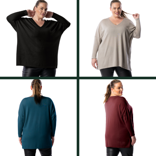 TAKE A CLOSER LOOK AT THE ILL TAKE YOU THERE OVERSIZE KNIT - She is sure to steal your heart