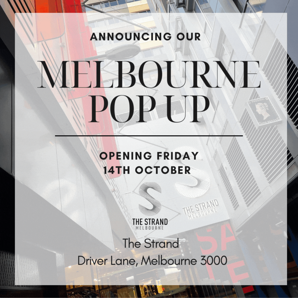 Announcing our Melbourne Pop Up