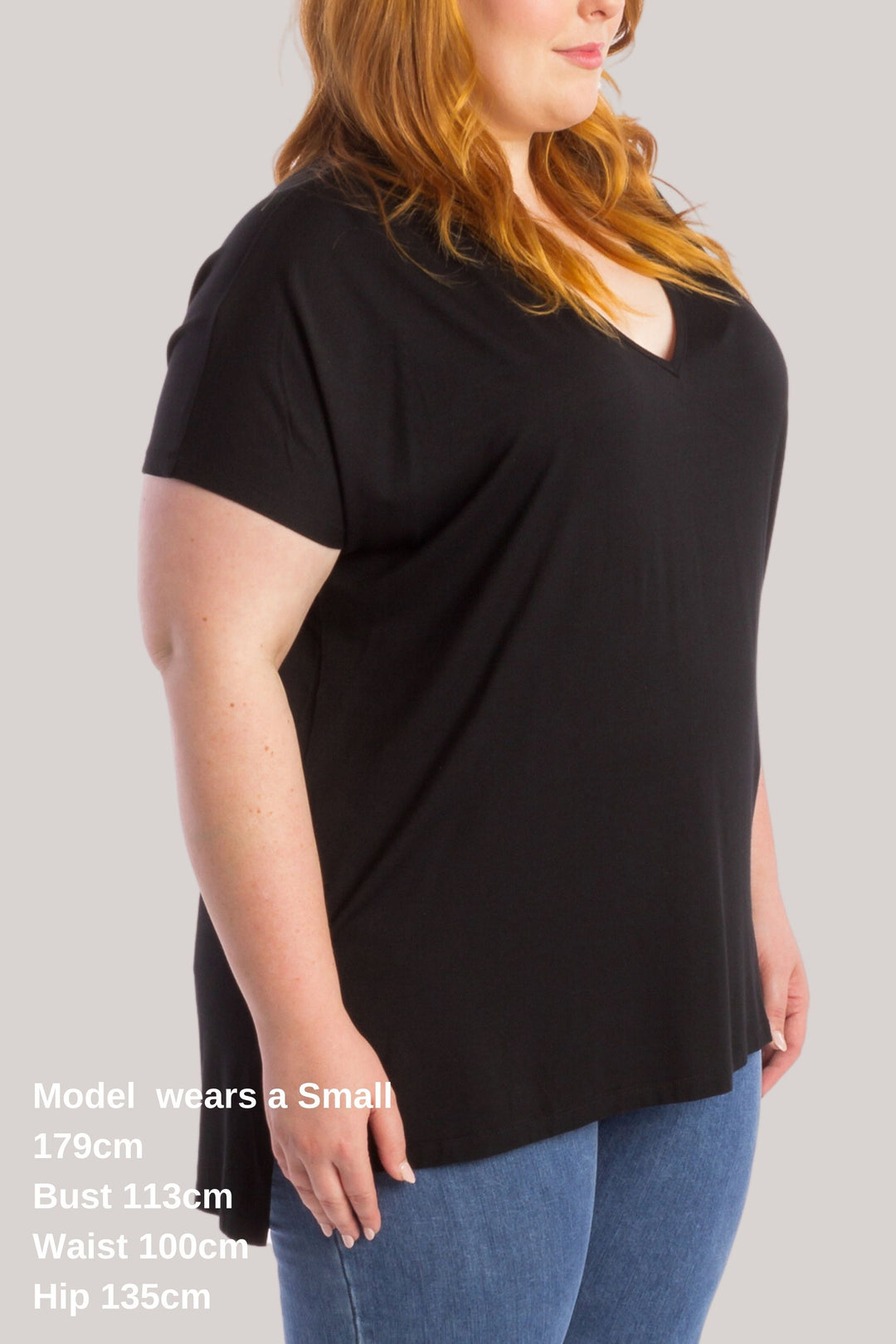 Right By Your Side Oversized Tee - Black