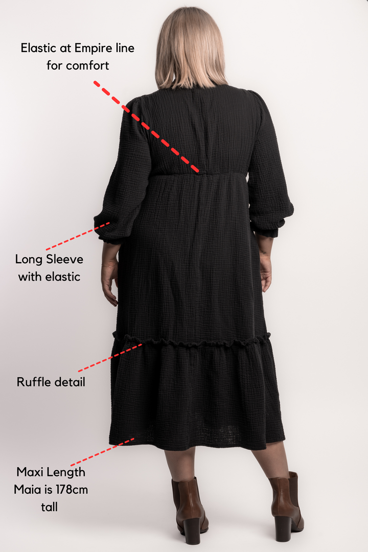 Sisters Of The Moon Maxi - Black