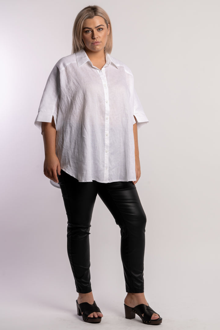 Come Together Oversized Shirt - White