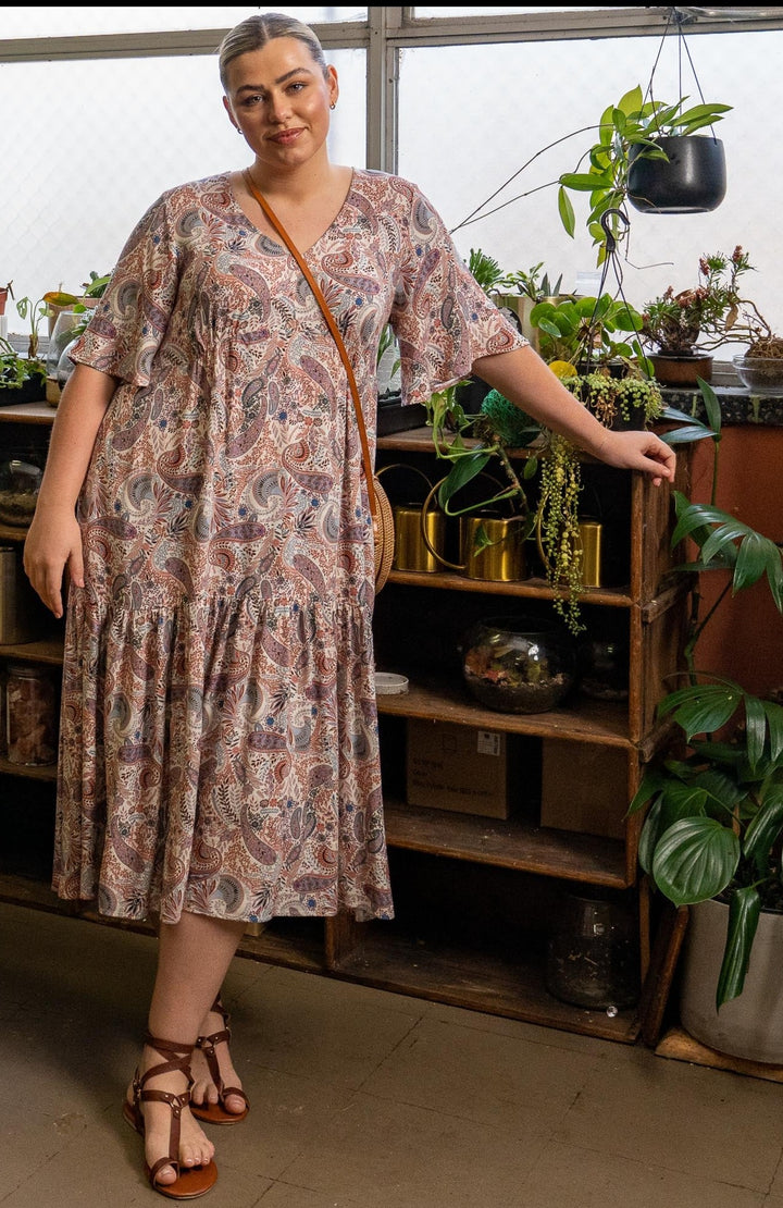 Babooshka Maxi Dress - Paisley