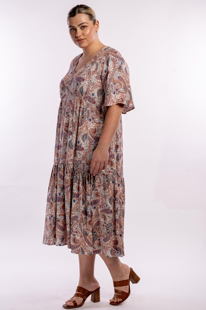 Babooshka Maxi Dress - Paisley - STOCK AVAILABLE - SIZE XS (12/14) and S (14/16)