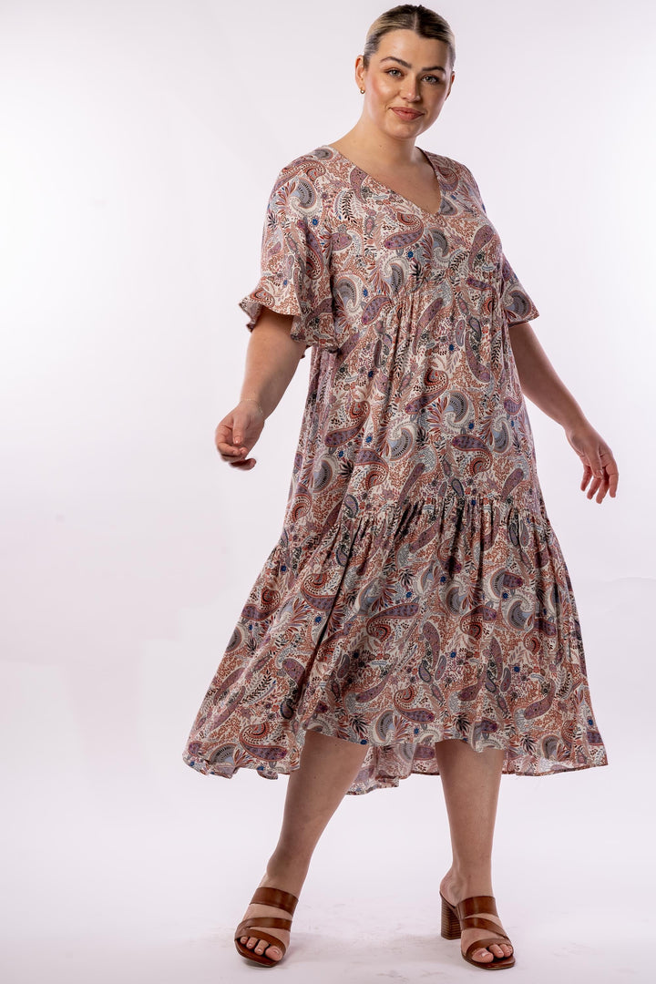 Babooshka Maxi Dress - Paisley