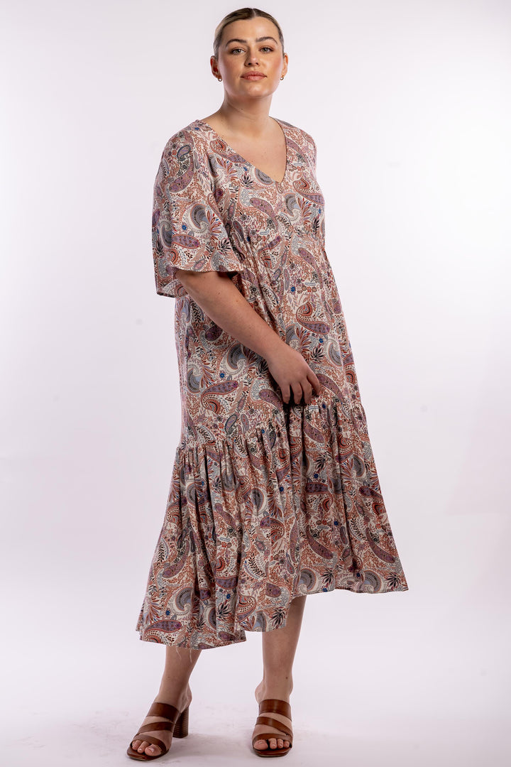 Babooshka Maxi Dress - Paisley - STOCK AVAILABLE - SIZE XS (12/14) and S (14/16)