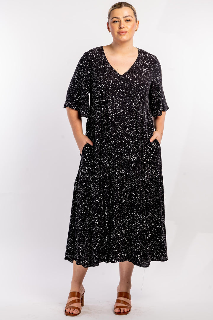 Babooshka Maxi Dress - Spot