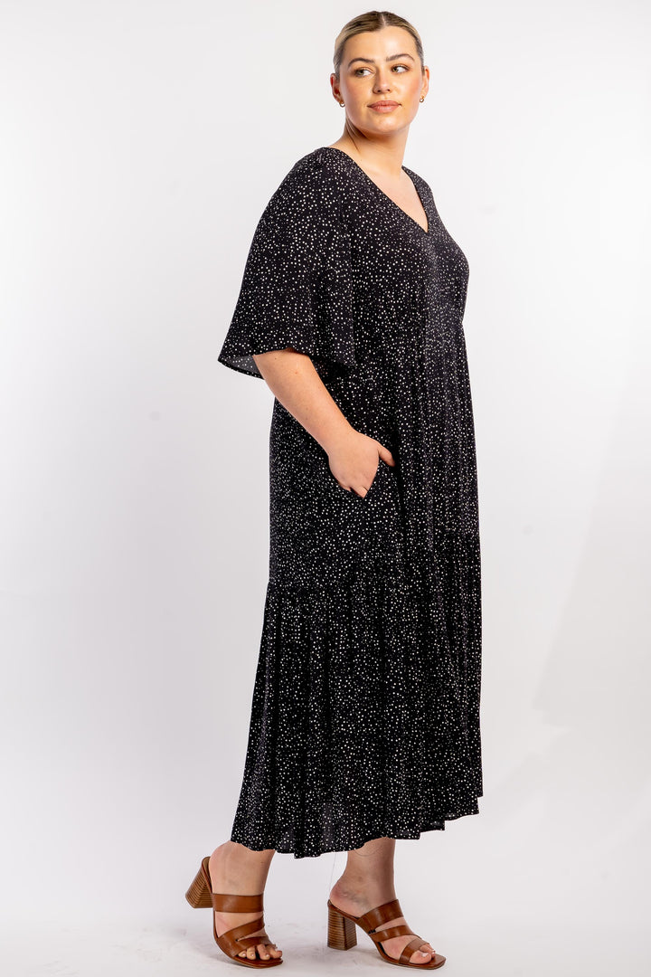 Babooshka Maxi Dress - Spot