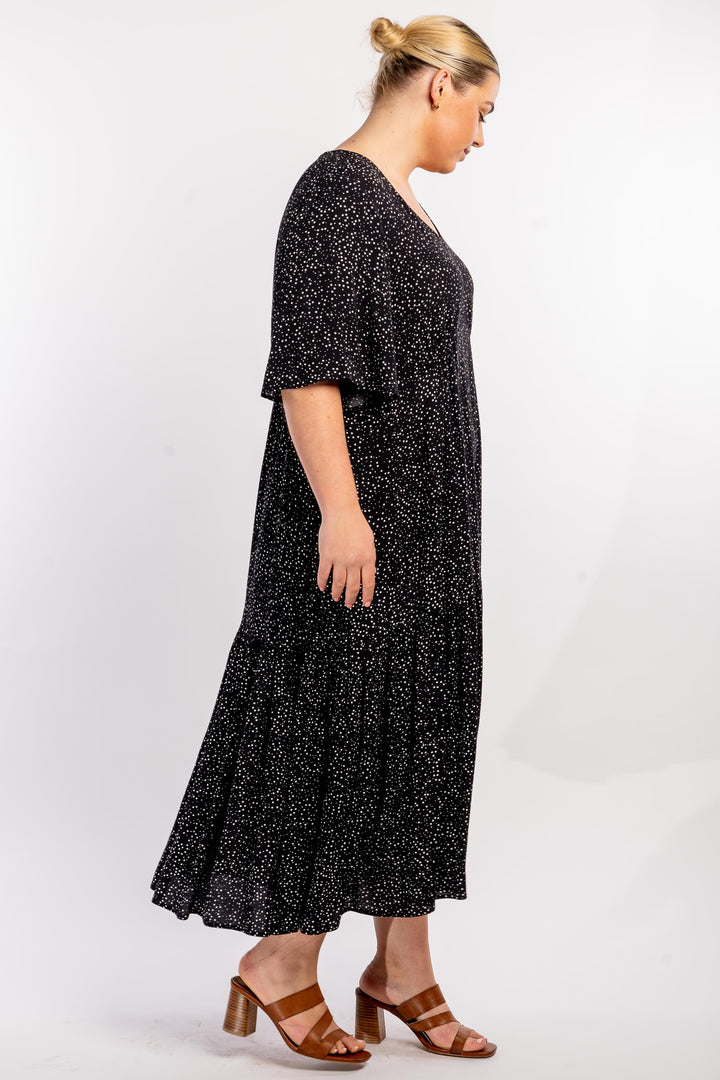 Babooshka Maxi Dress - Spot