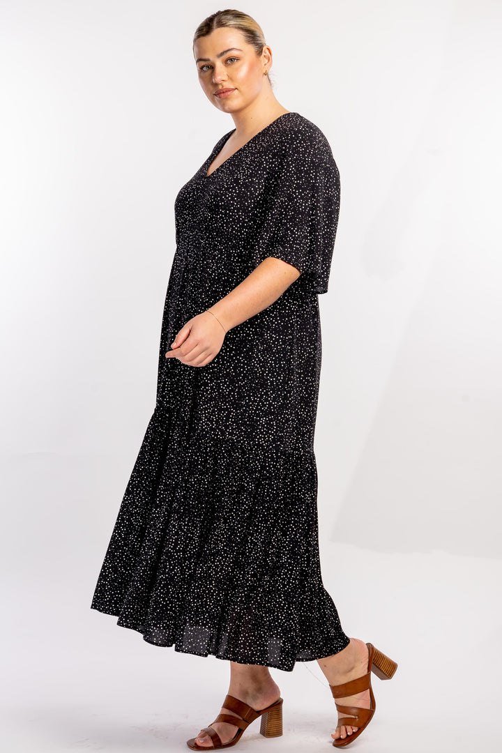 Babooshka Maxi Dress - Spot