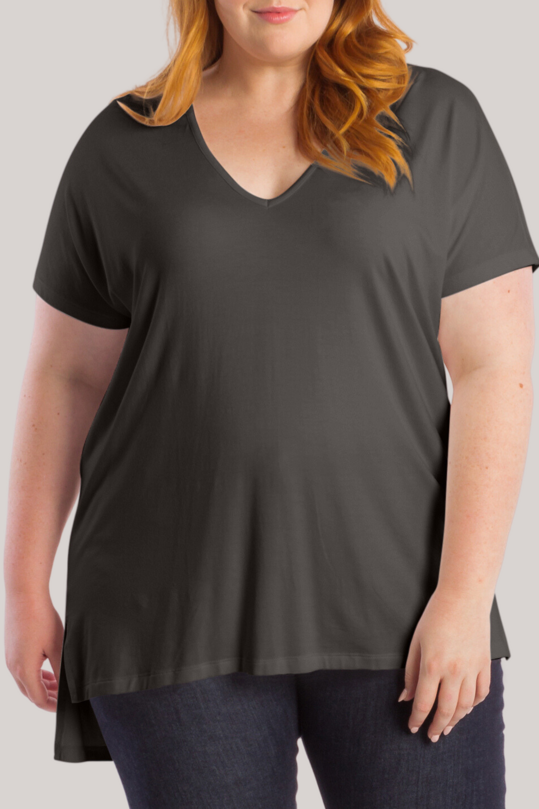 Right By Your Side Oversized Tee - Khaki - ONLY ONE XL (24-26)