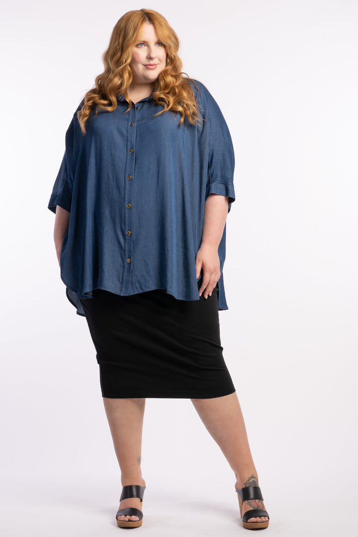 Good Vibrations Ponte Skirt - Black