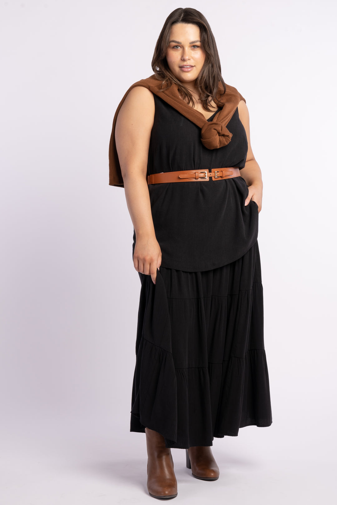 Piece of My Heart Tank - Black -