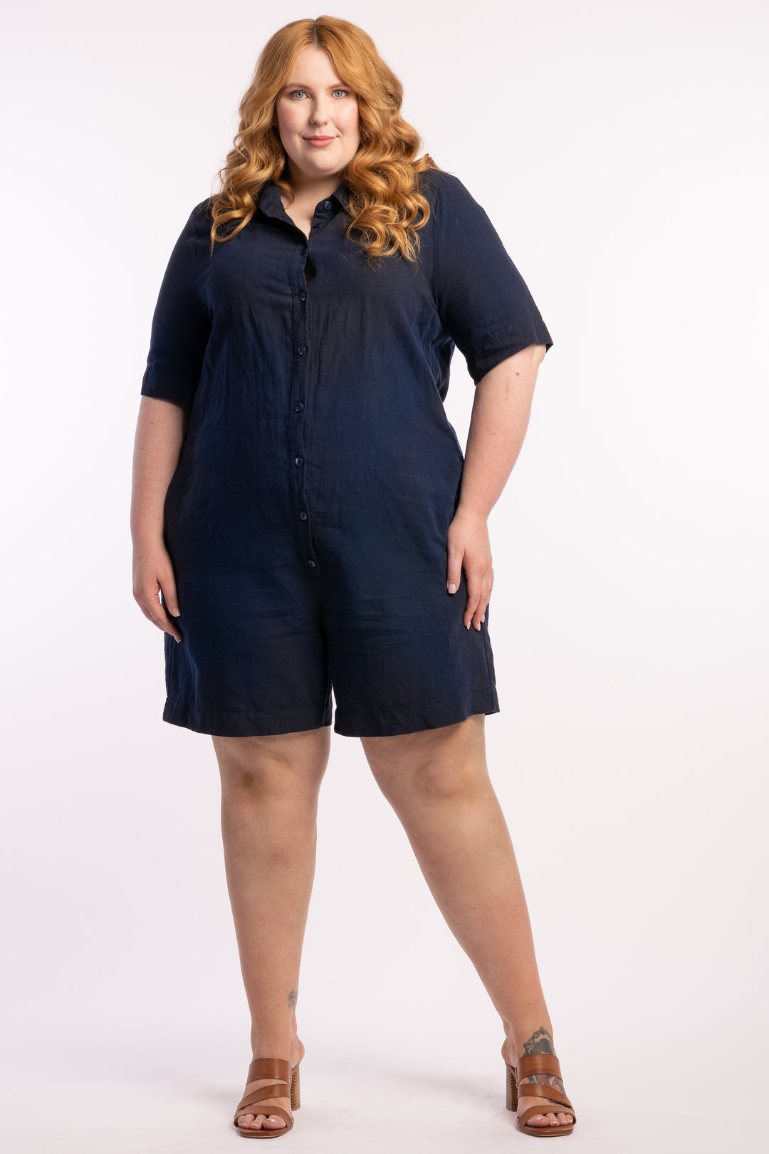 Jump For My Love Jumpsuit - Navy -  STOCK AVAILABLE - SIZE S (14/16)