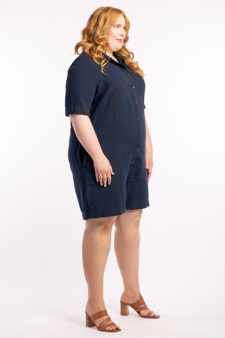 Jump For My Love Jumpsuit - Navy -  STOCK AVAILABLE - S (14/16)