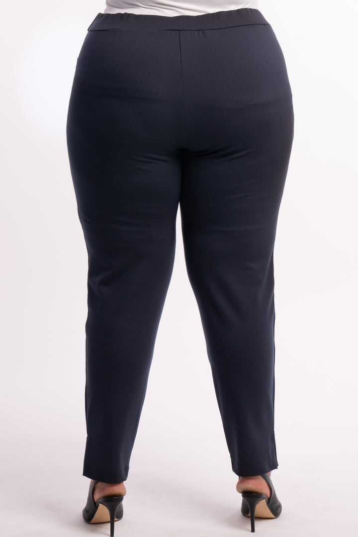 Exactly How I Feel Ponte Pants - Navy - SIZES AVAILABLE 18/20/24