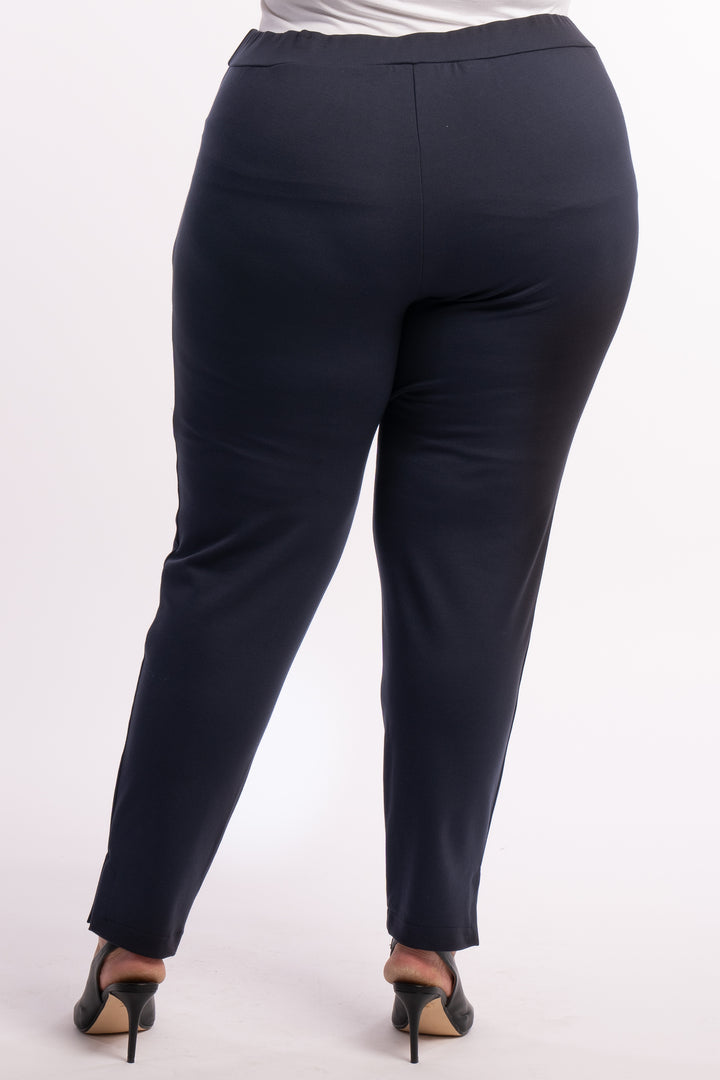 Exactly How I Feel Ponte Pants - Navy - SIZES AVAILABLE 18/20/24