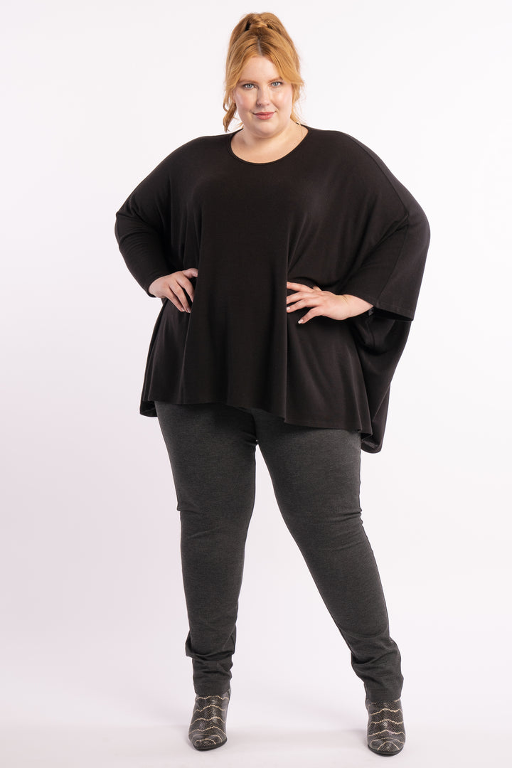 The Essential Ponte Legging - Charcoal