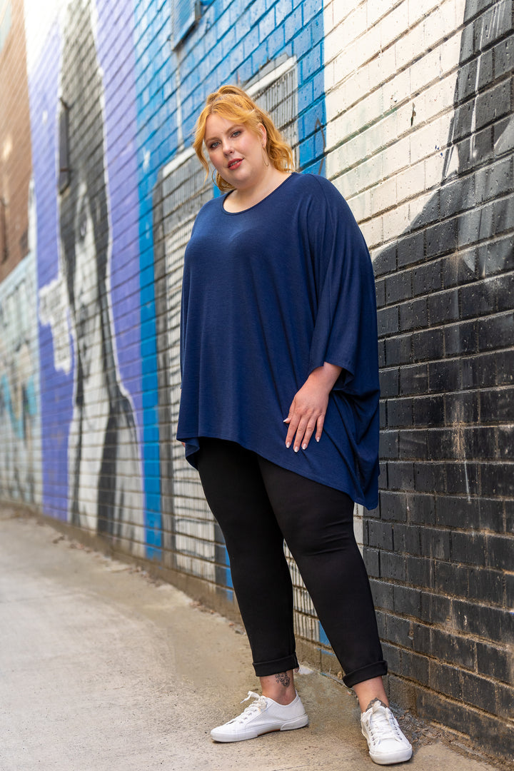 Let's Groove Knit - Navy