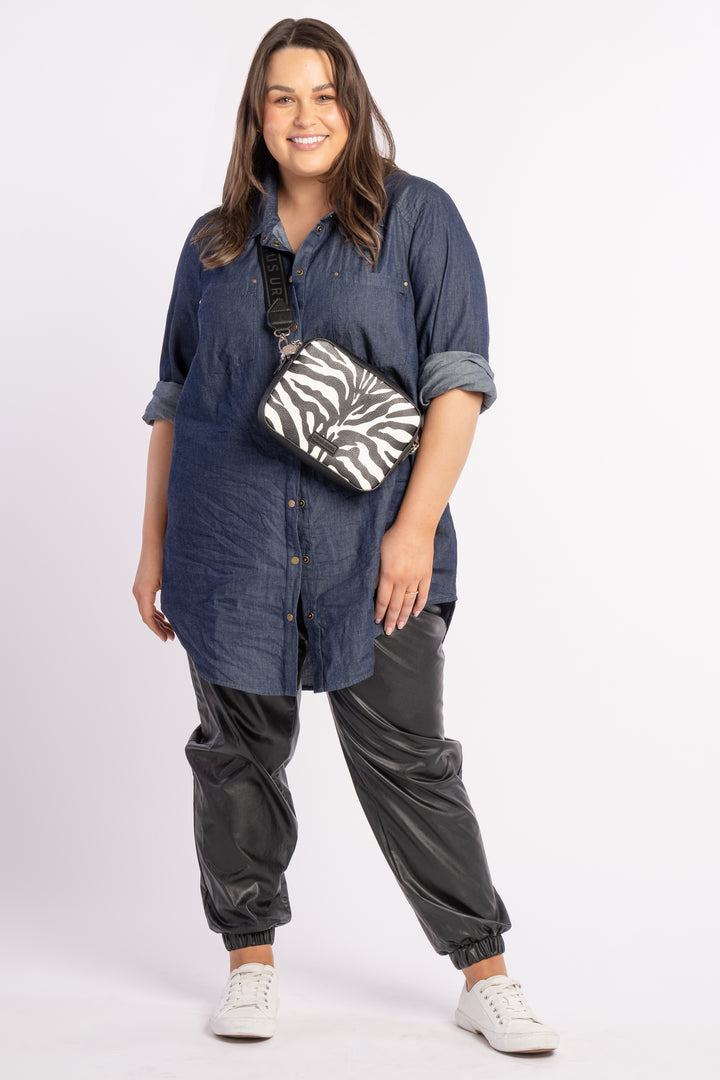 The Look Leatherette Jogger