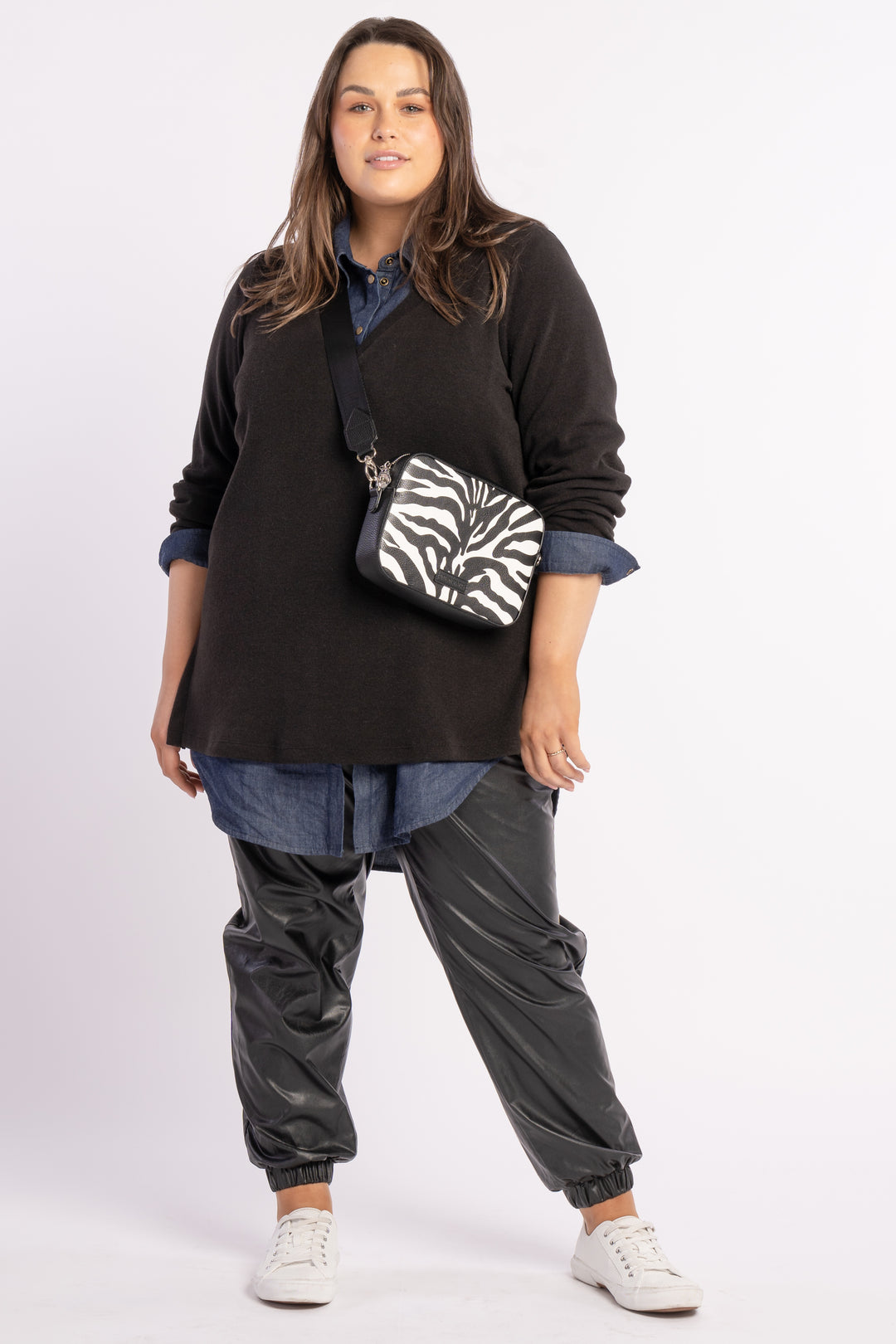 The Look Leatherette Jogger