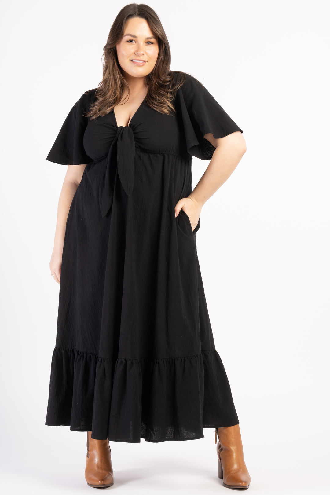 Walking On Sunshine Maxi - Black - Size L Available Only