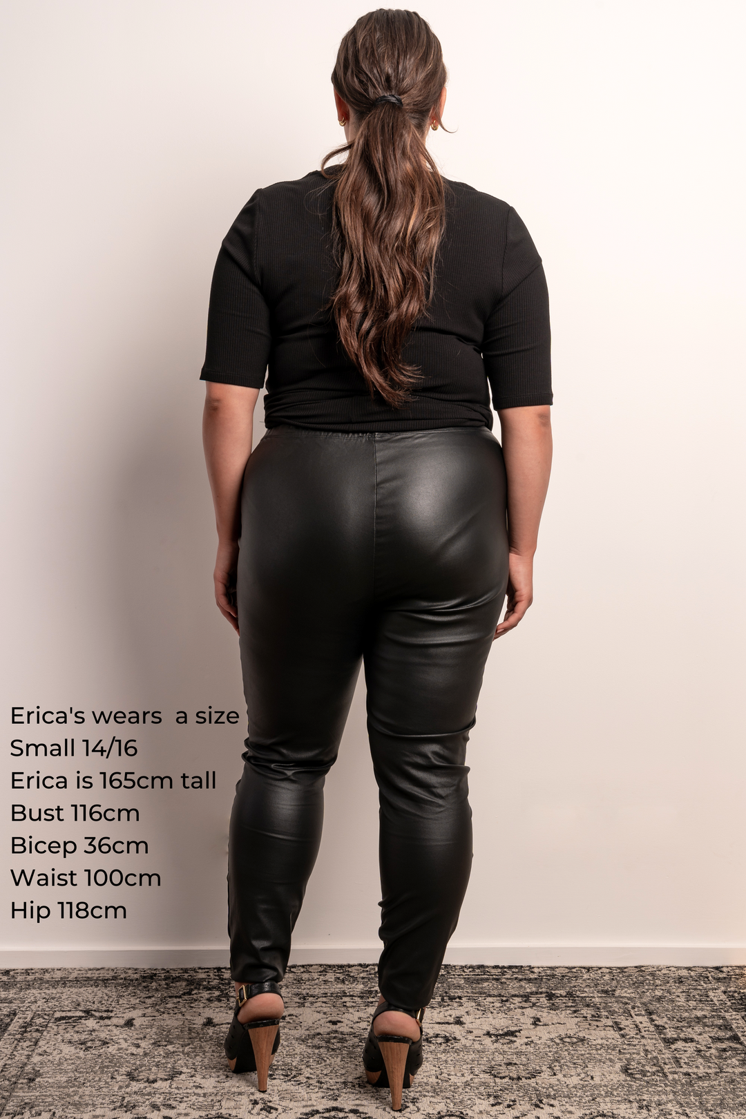 Leather leggings 2025 size 16
