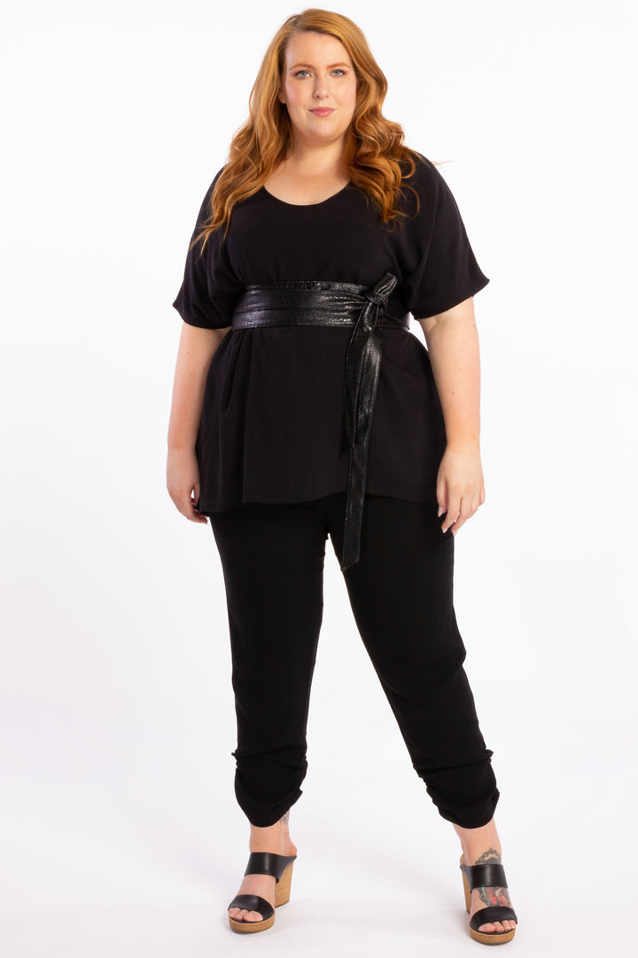 Anyway You Want It Top - Black - STOCK AVAILABLE -  SIZE XS (12/14)