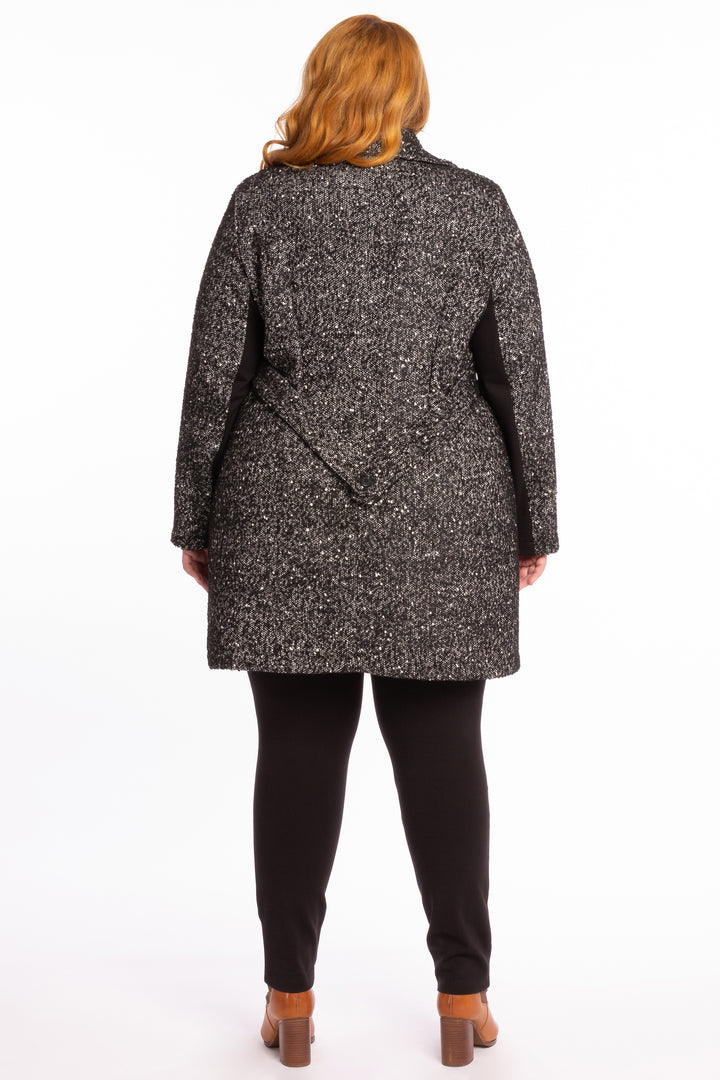 Born To Be Bad Coat - Black & White