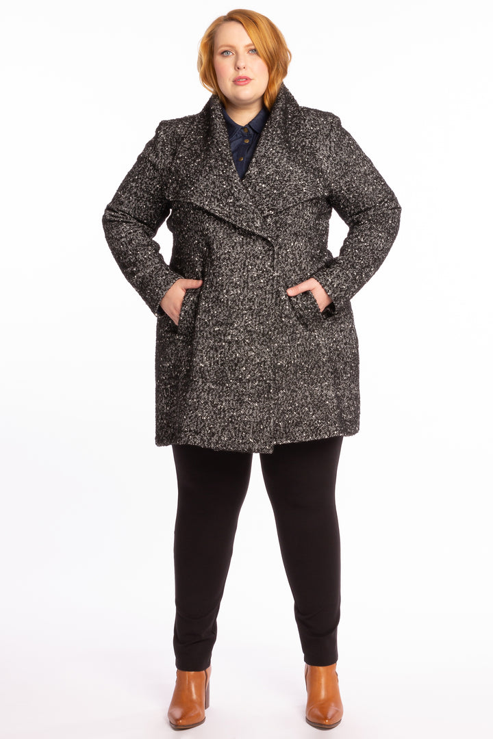 Born To Be Bad Coat - Black & White