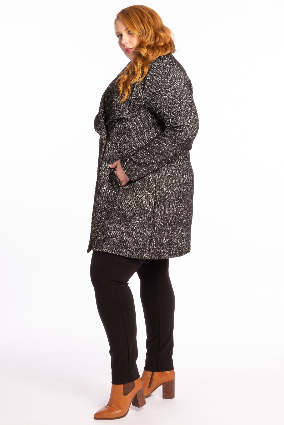 Born To Be Bad Coat - Black & White