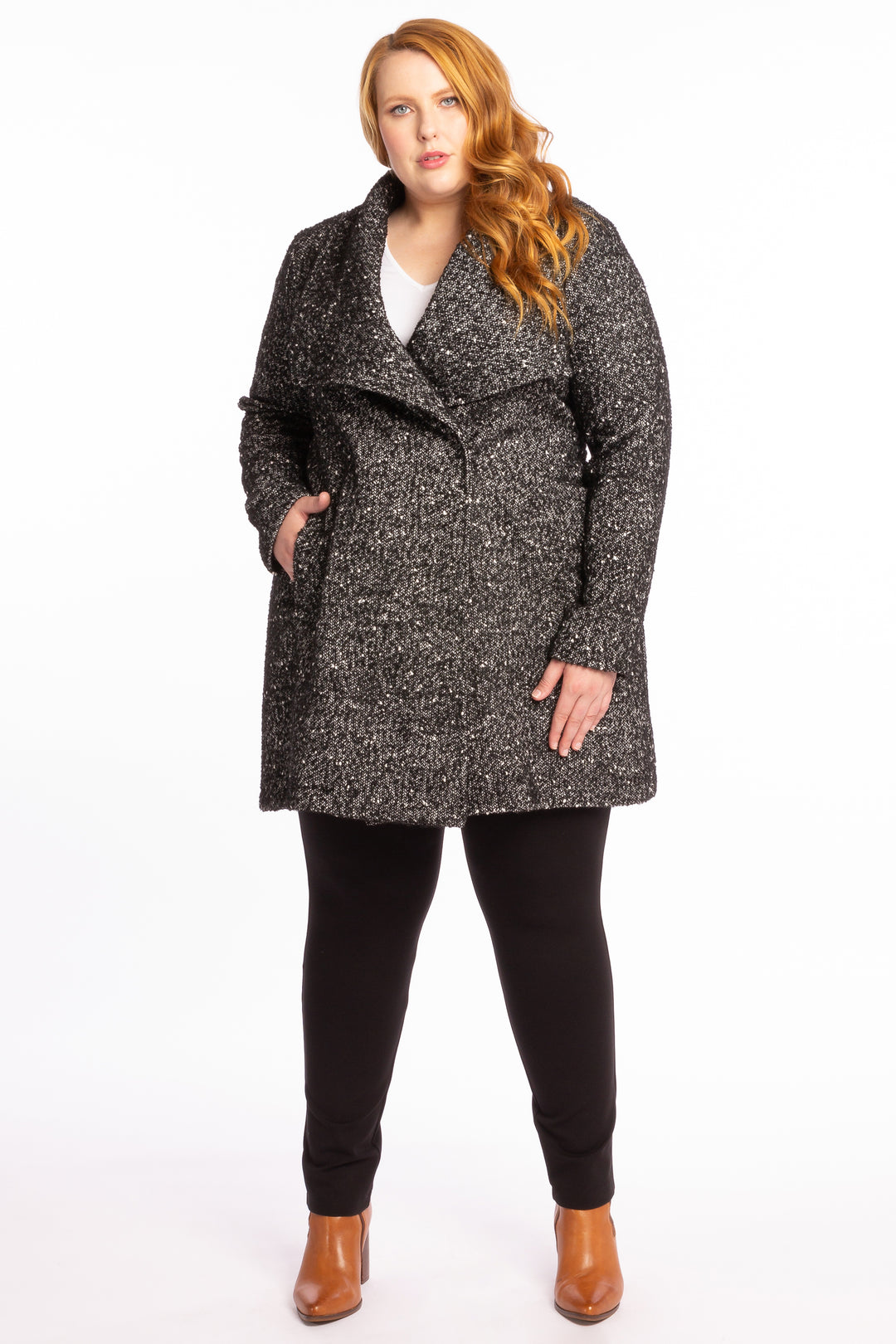Born To Be Bad Coat - Black & White