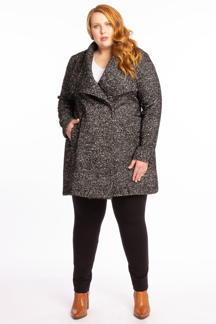 Born To Be Bad Coat - Black & White