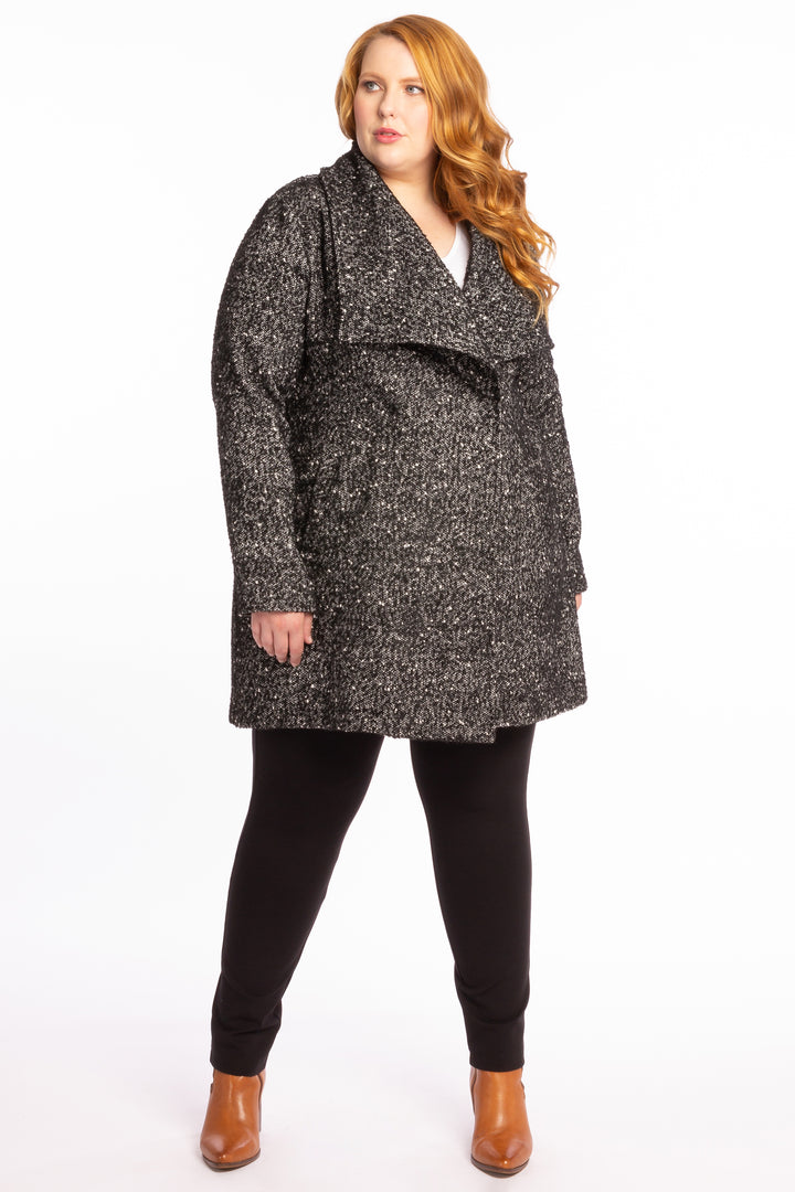 Born To Be Bad Coat - Black & White