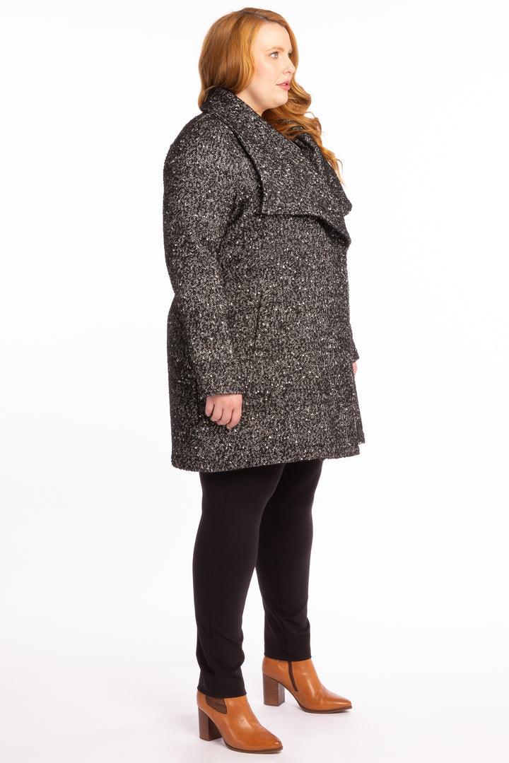 Born To Be Bad Coat - Black & White