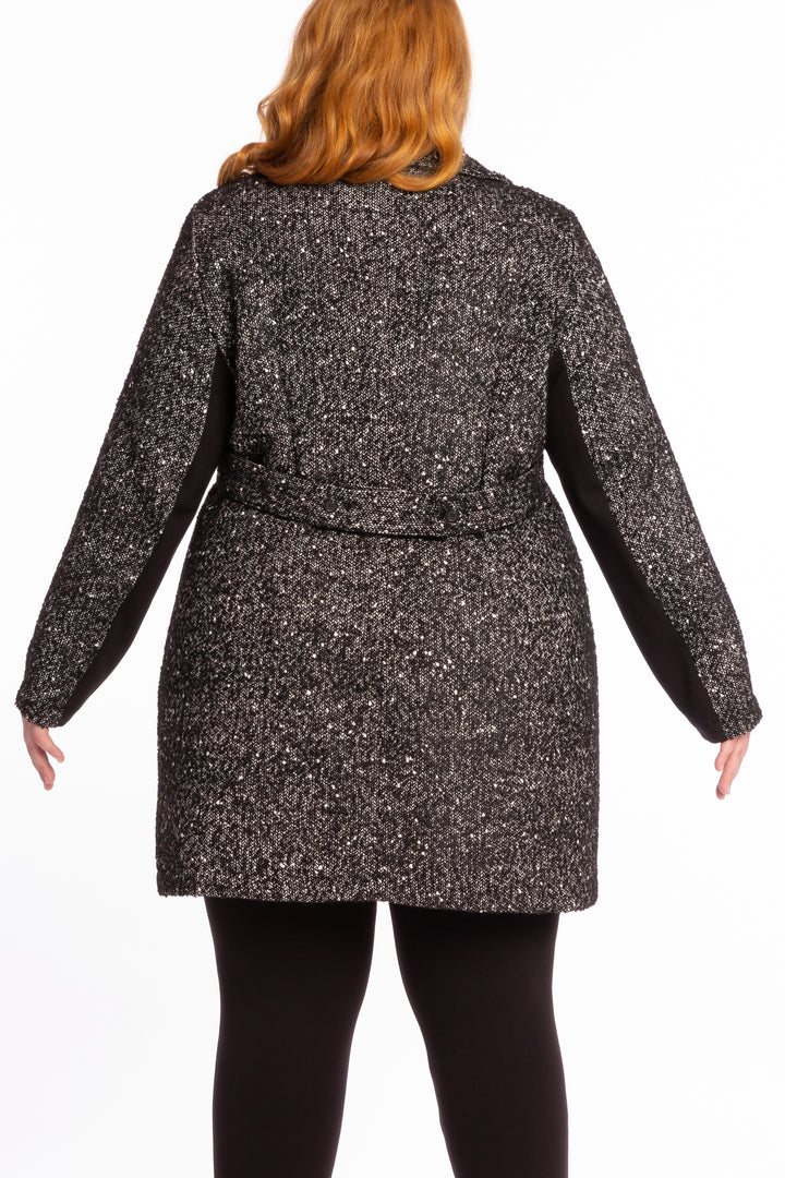 Born To Be Bad Coat - Black & White