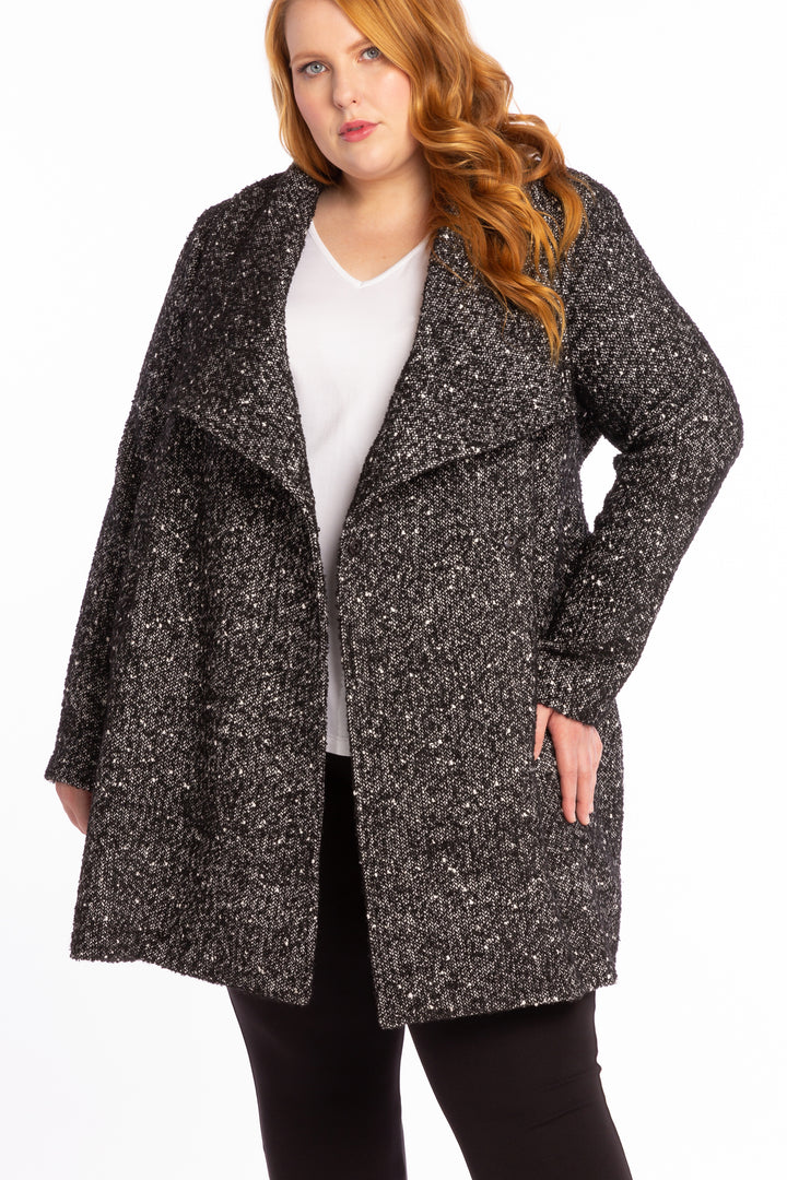 Born To Be Bad Coat - Black & White