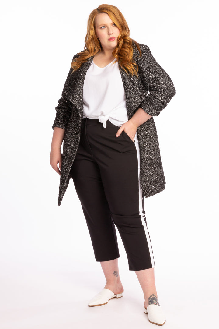 Born To Be Bad Coat - Black & White