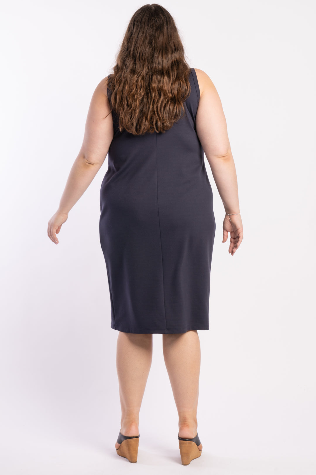 The Everyday Tank Dress - Navy)