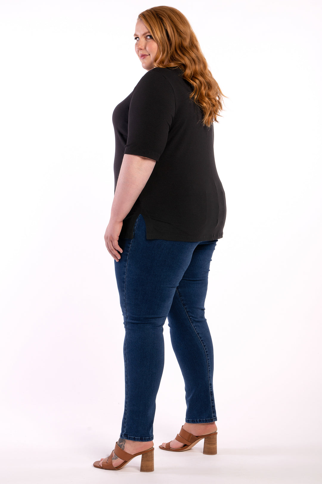 Good As Hell Rib Tee - Black