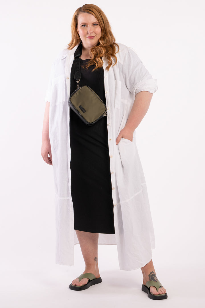 Good As Hell Rib Dress - Black - LAST ONE - M (18/20)