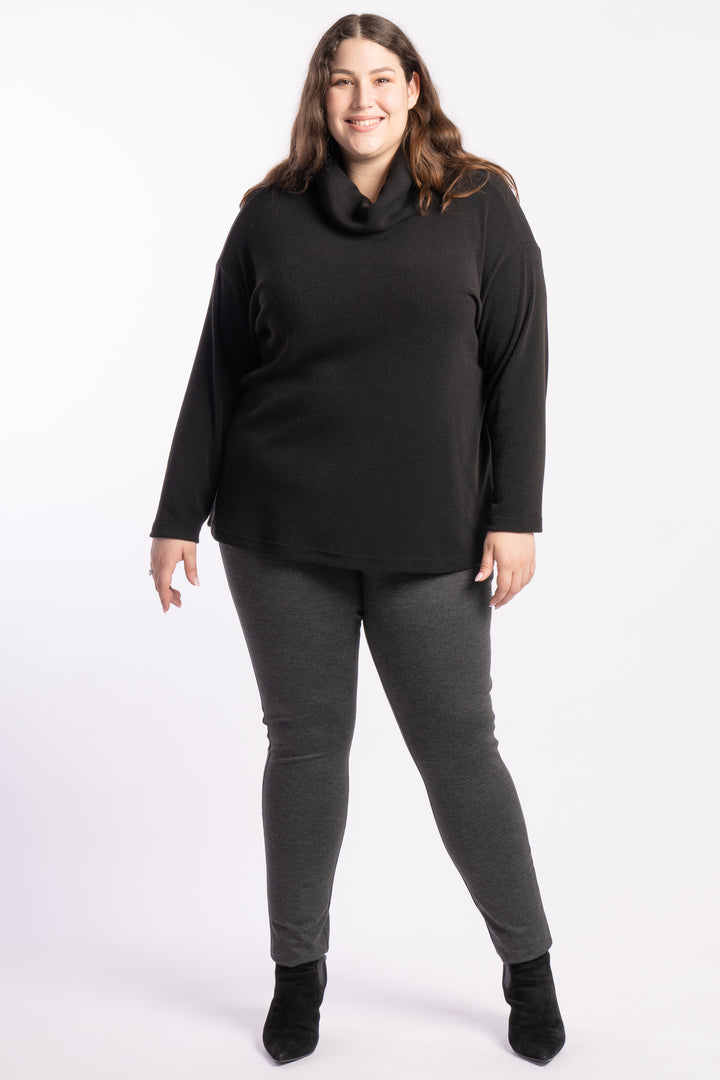The Essential Ponte Legging - Charcoal