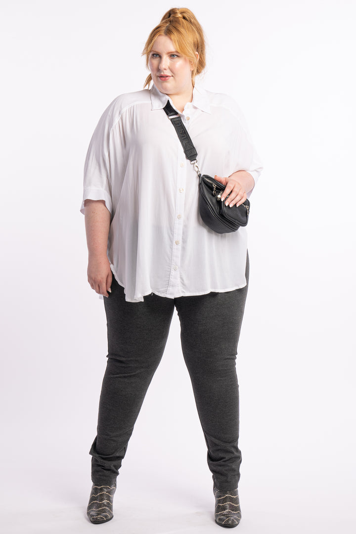 The Essential Ponte Legging - Charcoal