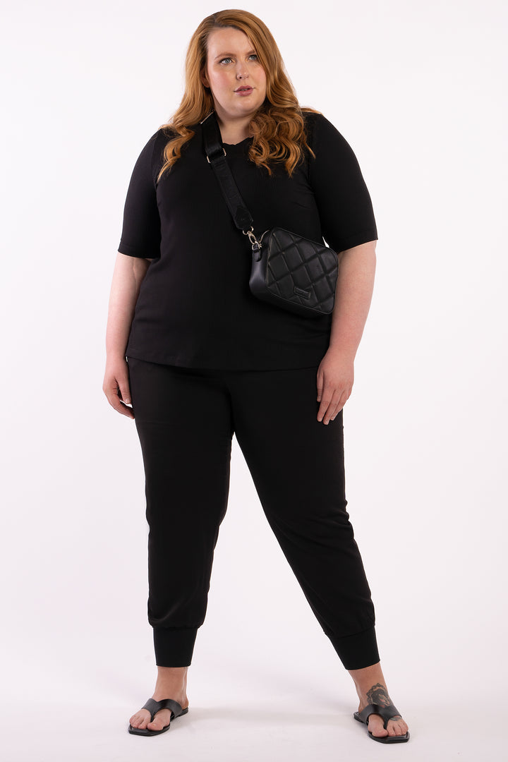 Good As Hell Rib Tee - Black