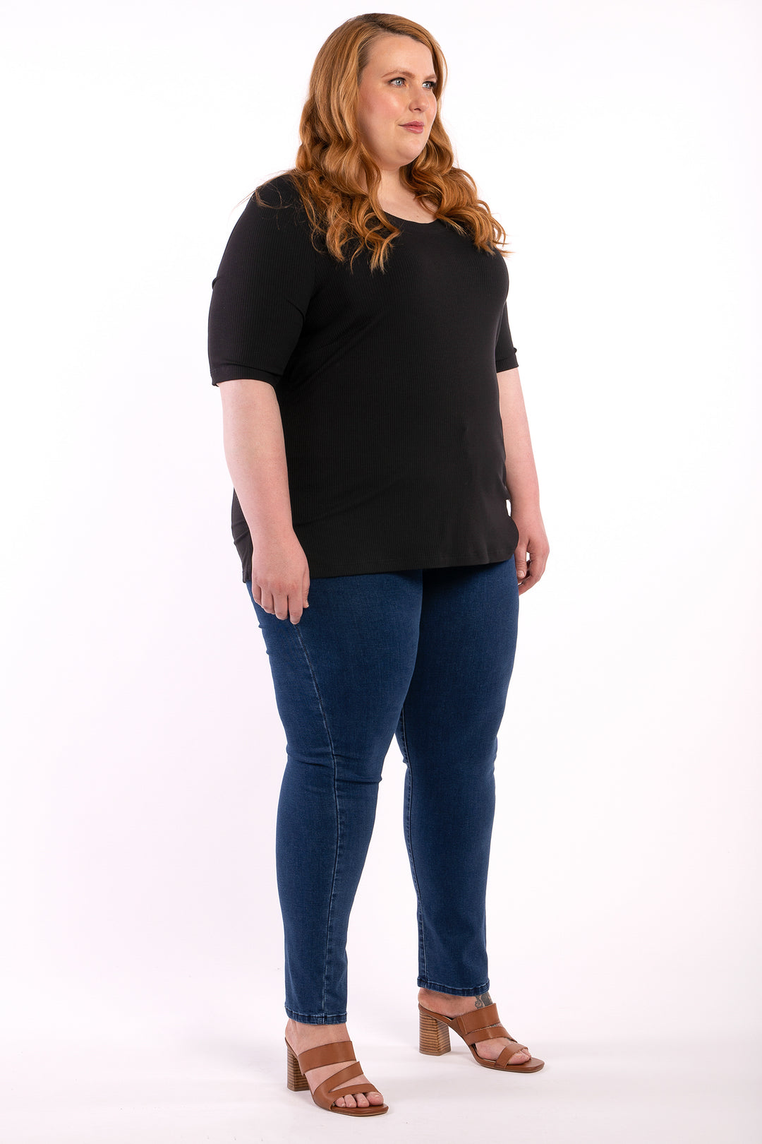 Good As Hell Rib Tee - Black