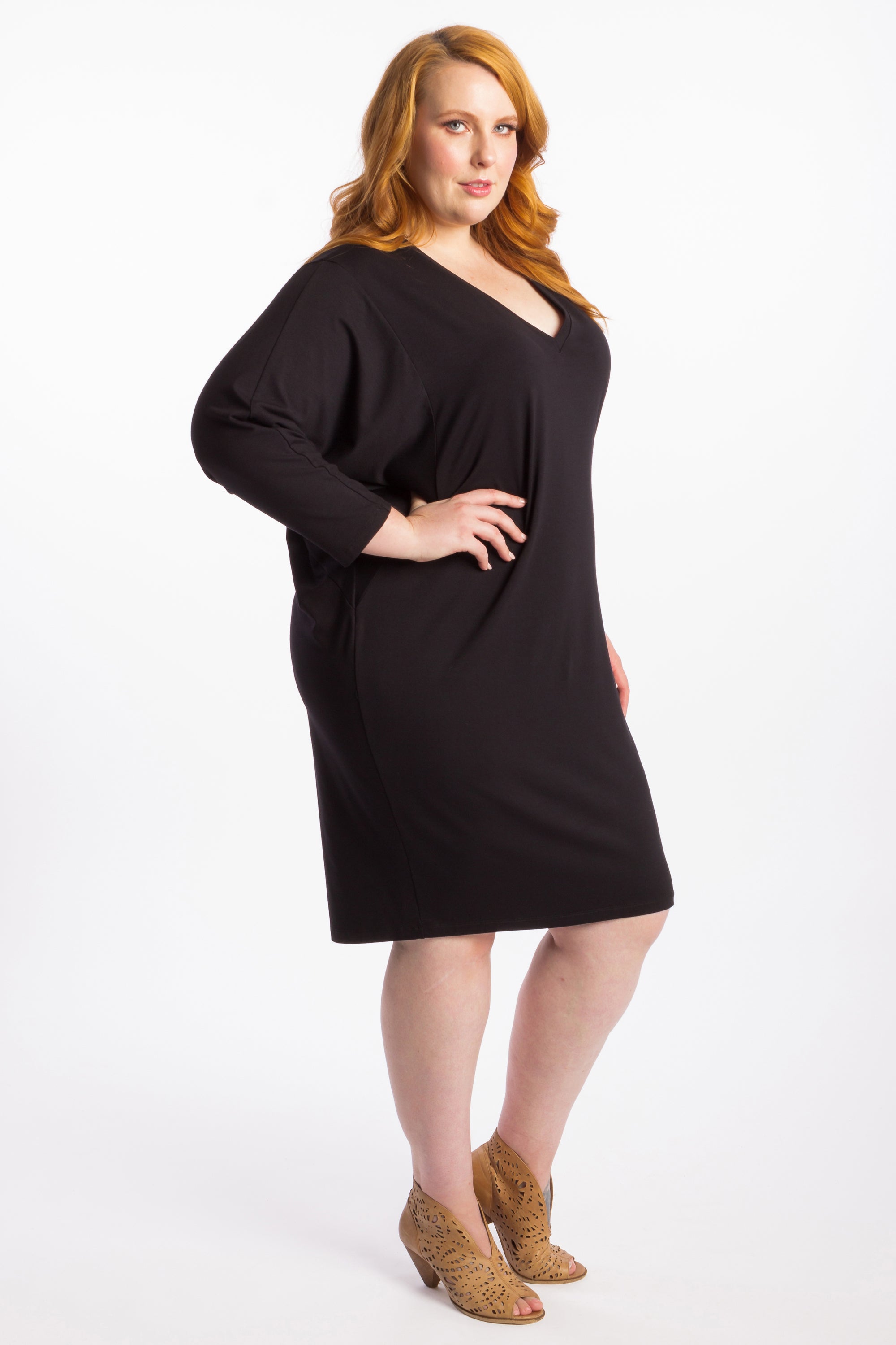 Plus size deals batwing dress