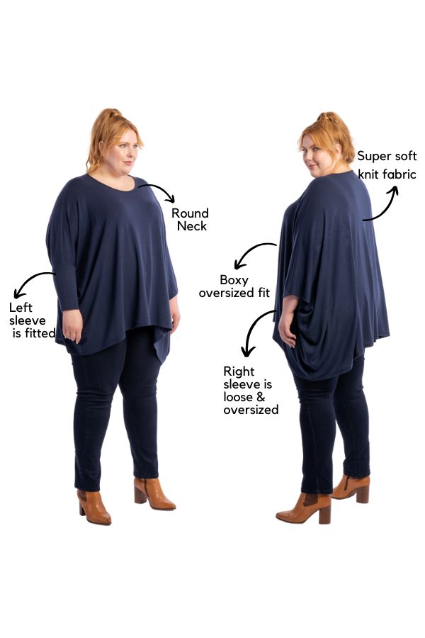 Let's Groove Knit - Navy