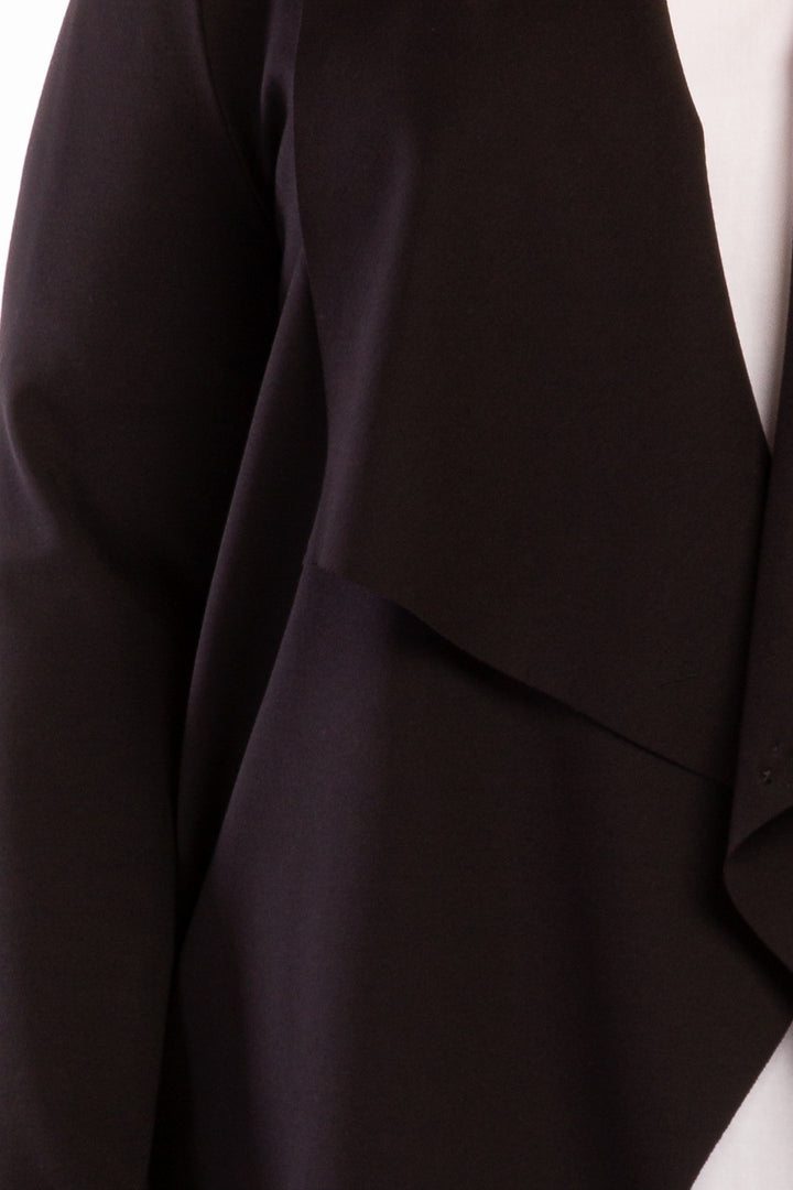 Last Dance Waterfall Jacket - Black