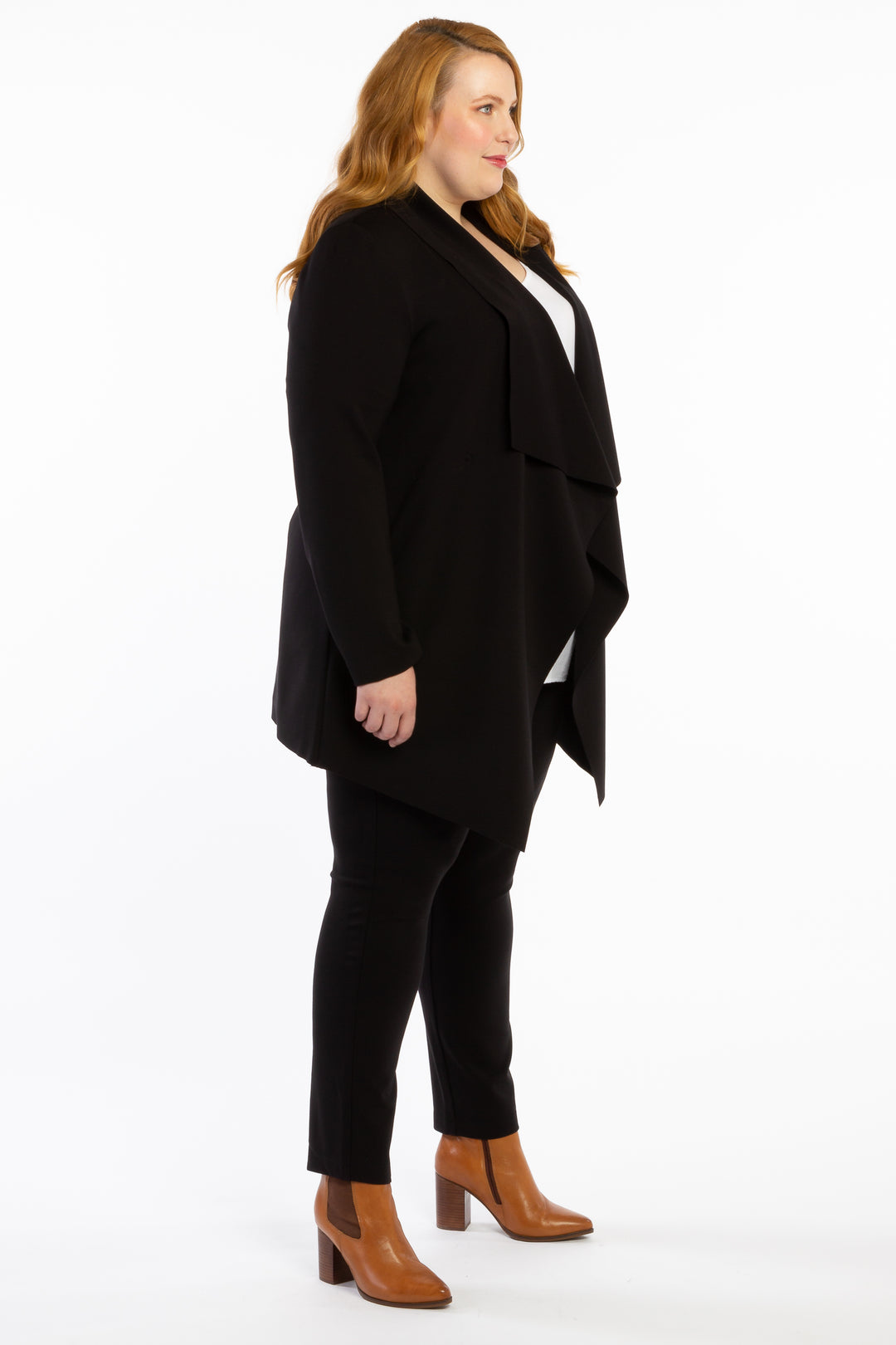 Last Dance Waterfall Jacket - Black